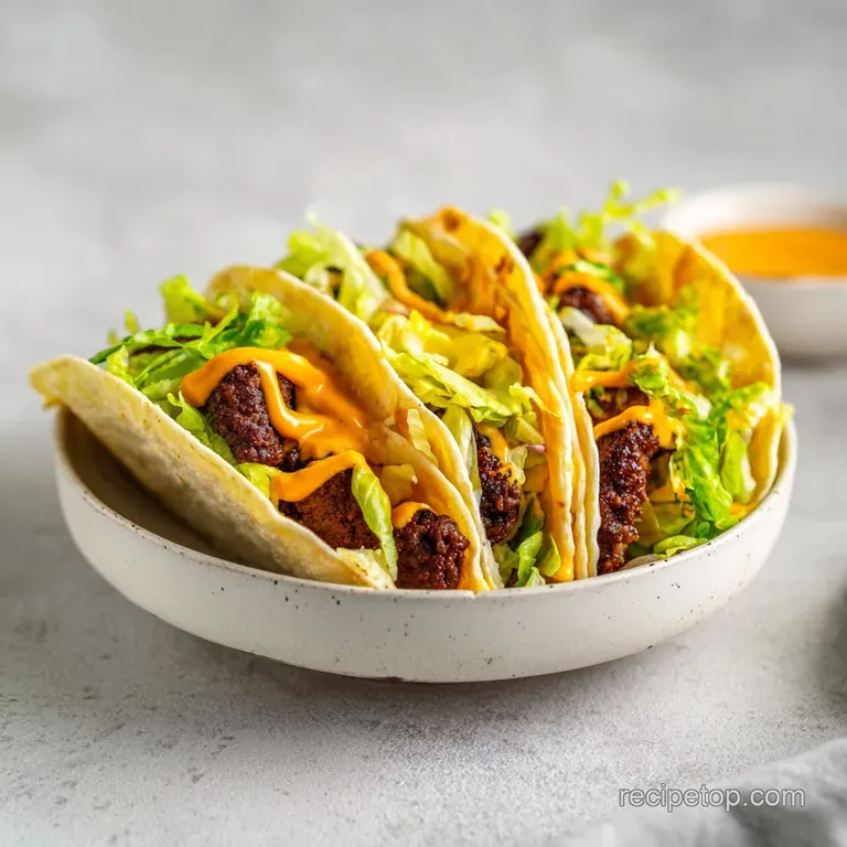Easy Big Mac Smash Burger Taco: Special Sauce