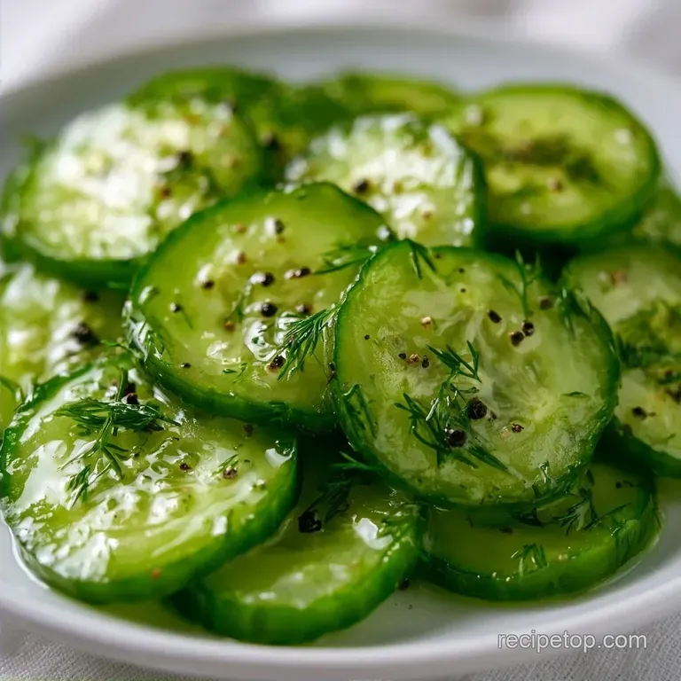 Easy Cucumber Pickle Recipe with Fresh Dill
