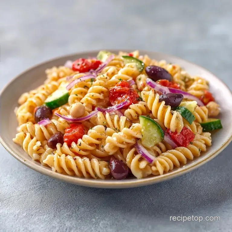 Easy Greek Pasta Salad: Fresh and Nutritious