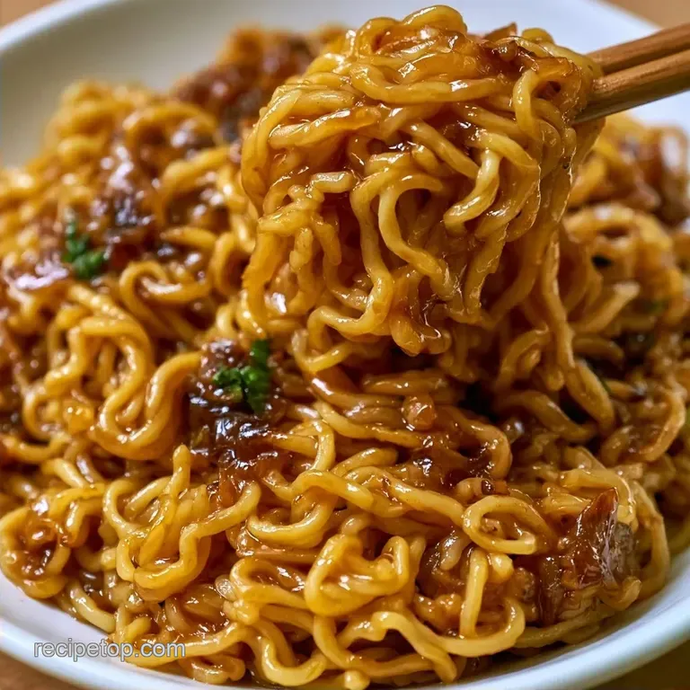 Hibachi Noodles with Garlic Butter