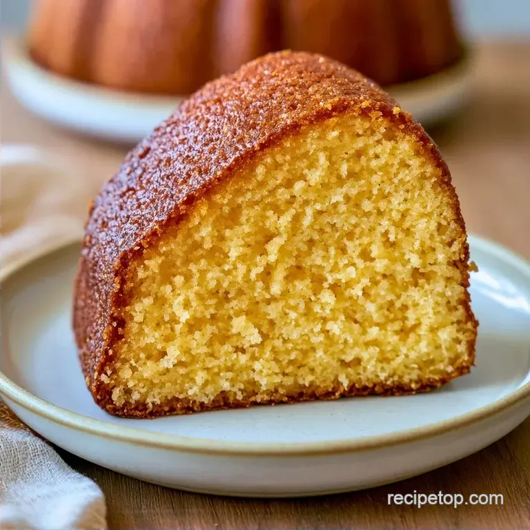 Easy Pound Cake: Buttery and Moist