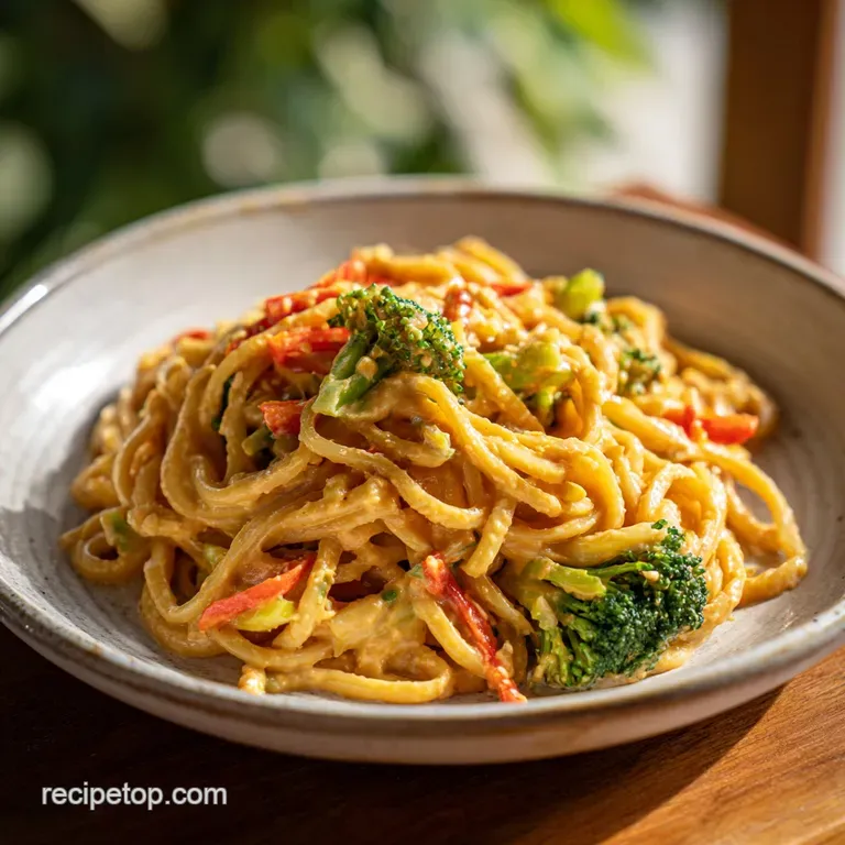 Delicious and Easy Thai Peanut Noodles Recipe