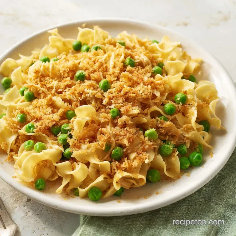 Easy Tuna Casserole with Breadcrumbs: Golden and Creamy