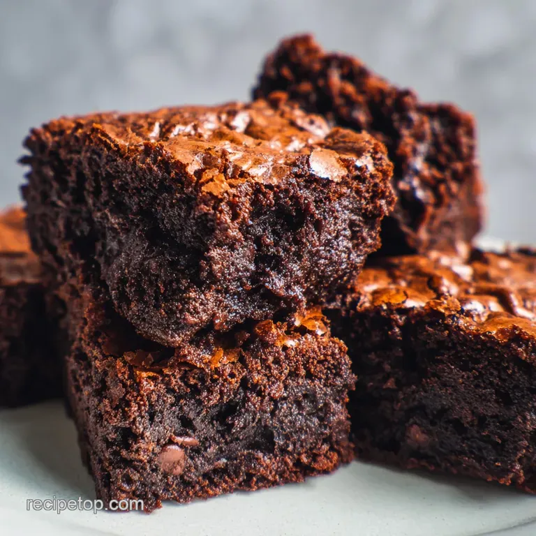 Eggless Fudgy Brownies: Dense and Velvety