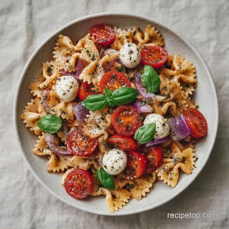 Farfalle Summer Salad: Zesty and Fresh