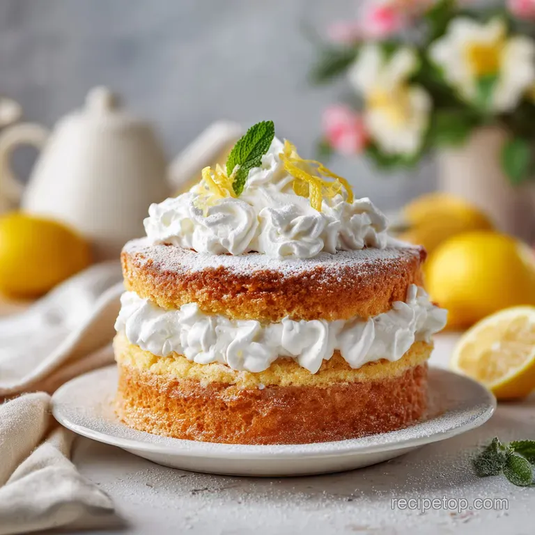 Fluffy Lemon Cake: Light and Airy