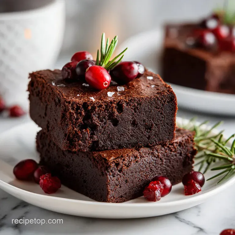 A single, decadent brownie topped with a dusting of powdered sugar, served on a delicate white plate, inviting indulgence.