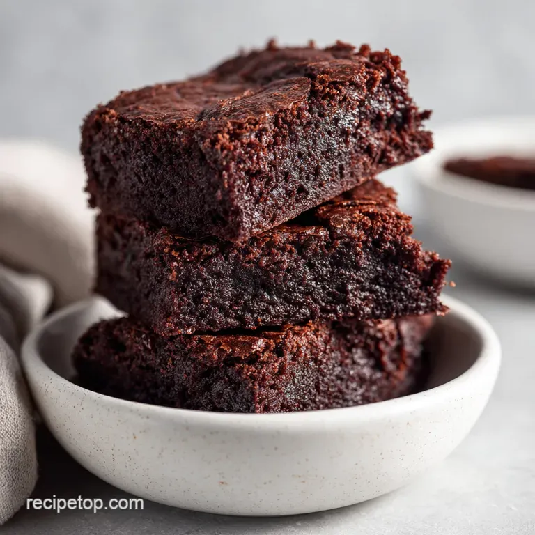 Fudgy Vegan Gluten Free Brownies