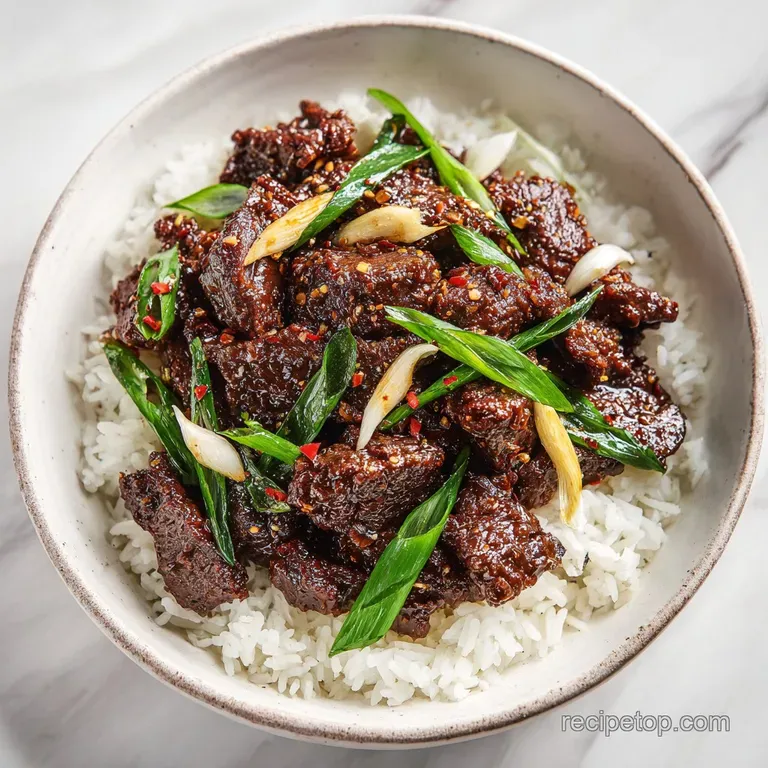 Mongolian Beef Dish that will Delight: Garlic Stir Fry