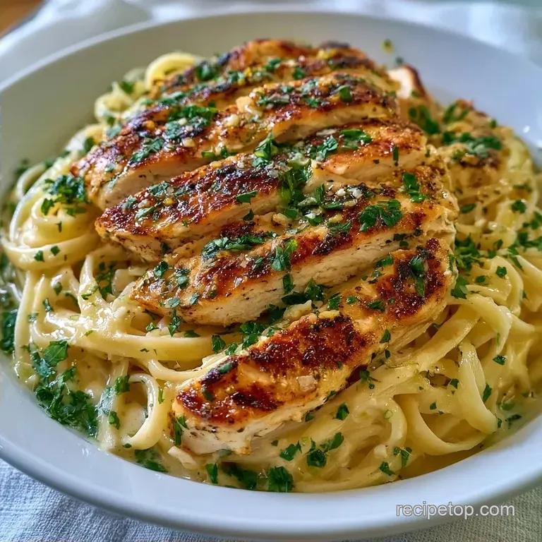 Garlic Parmesan Chicken Pasta in 30 Minutes