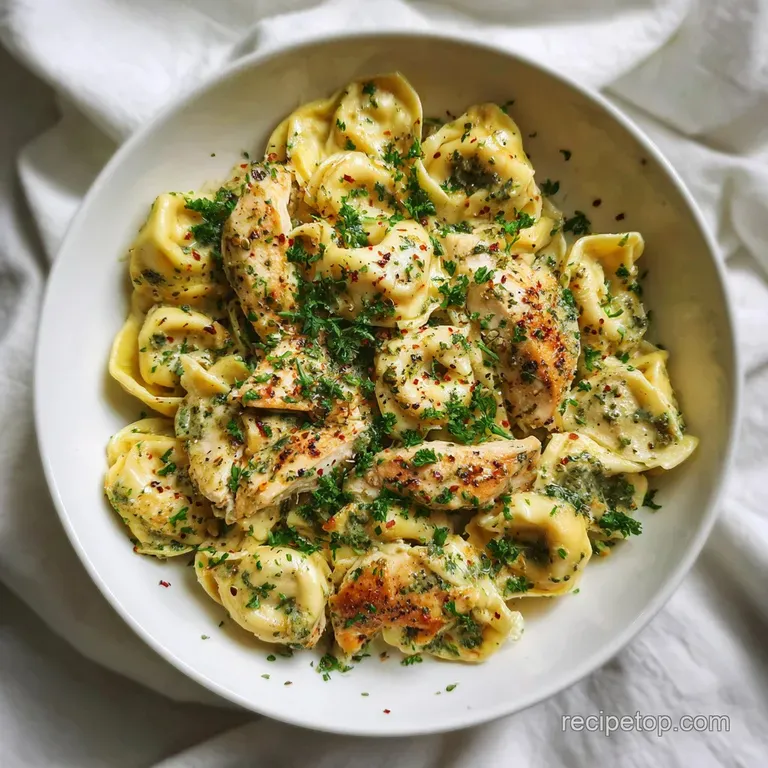 Creamy Garlic Parmesan Chicken Tortellini