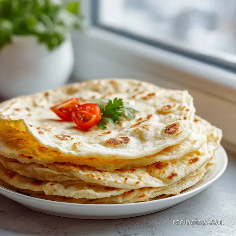 Two golden tortillas artfully folded, revealing a tempting glimpse of the savory filling, sprinkled with fresh cilantro an...