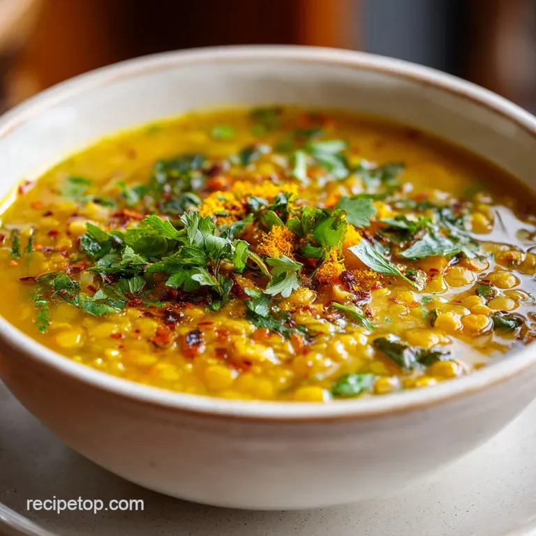Anti-Inflammatory Golden Lemon Lentil Soup with Turmeric