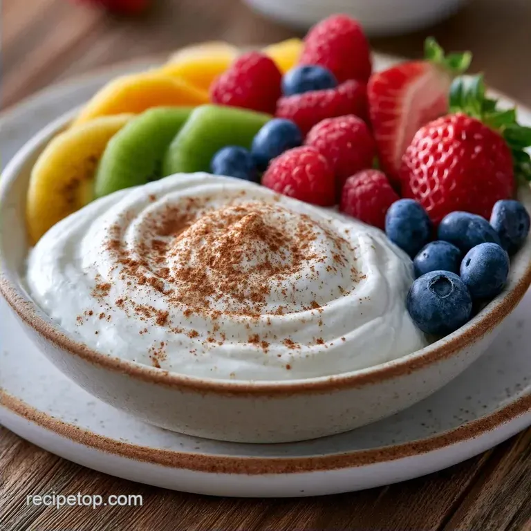Greek Yogurt Fruit Dip with Honey