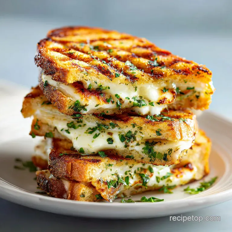 Flavorsome Grilled Halloumi Sandwich with Herbs