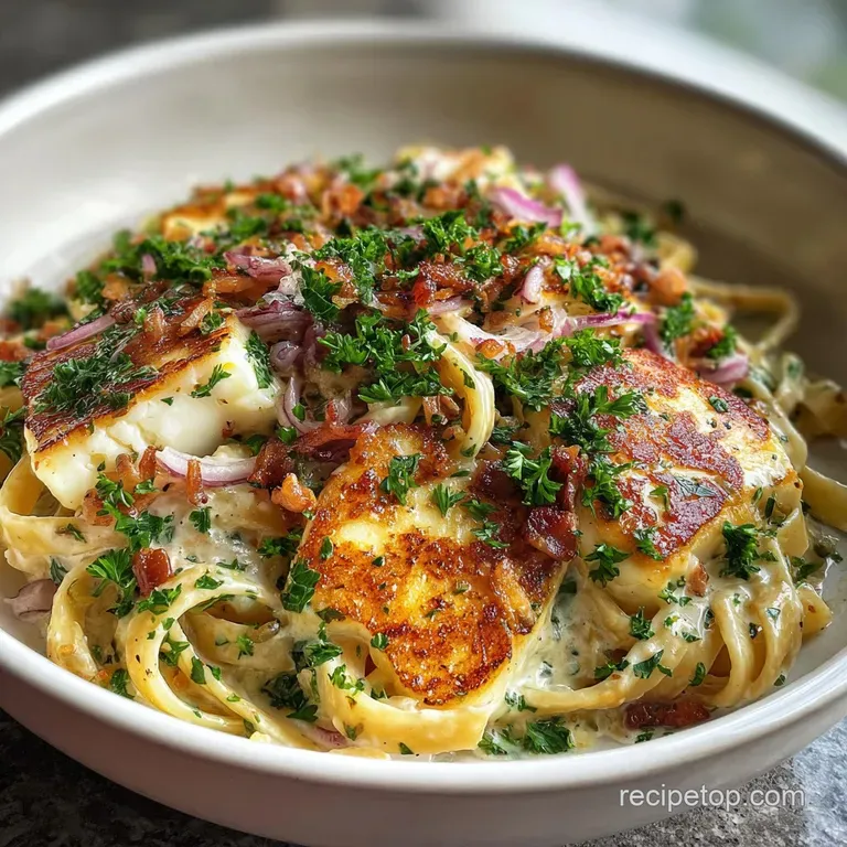 Halloumi Carbonara Recipe: 25 Minutes Delicious