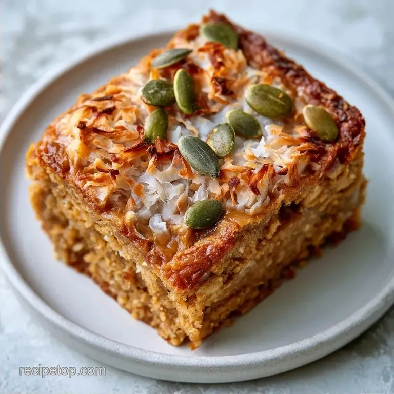 Healthy Homemade Granola Bars with Coconut
