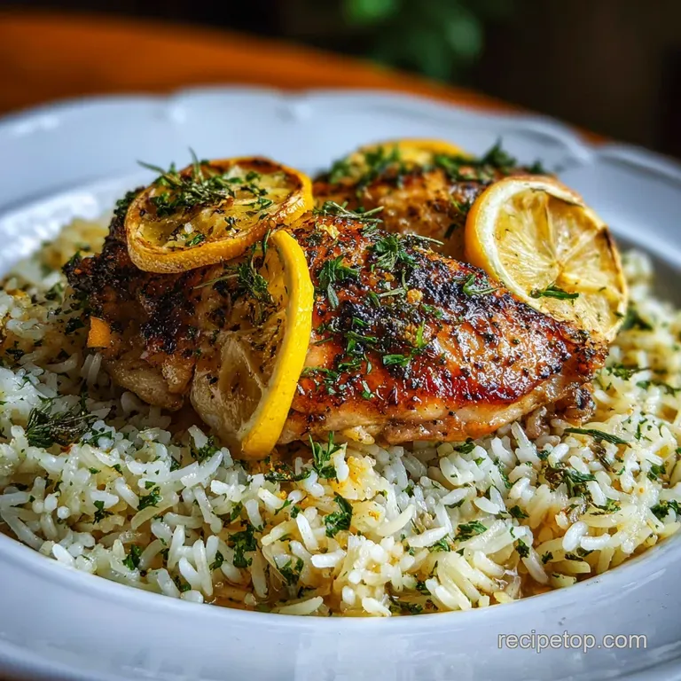 Herb Chicken Rice Recipe to Elevate Dinner: One Pan