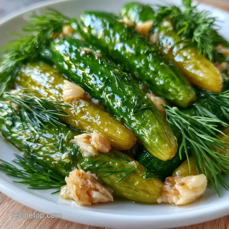 Home Canned Garlic Pickles with Kirby Cucumbers
