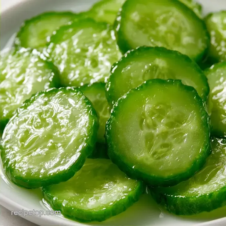 Crunchy Homemade Cucumber Pickles