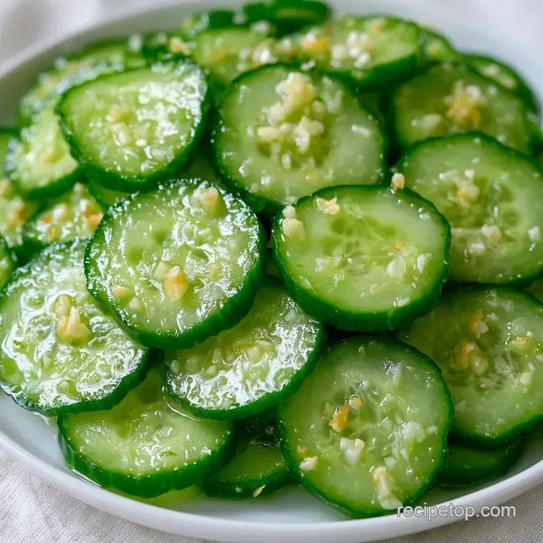 Crunchy Sliced Cucumber Pickles