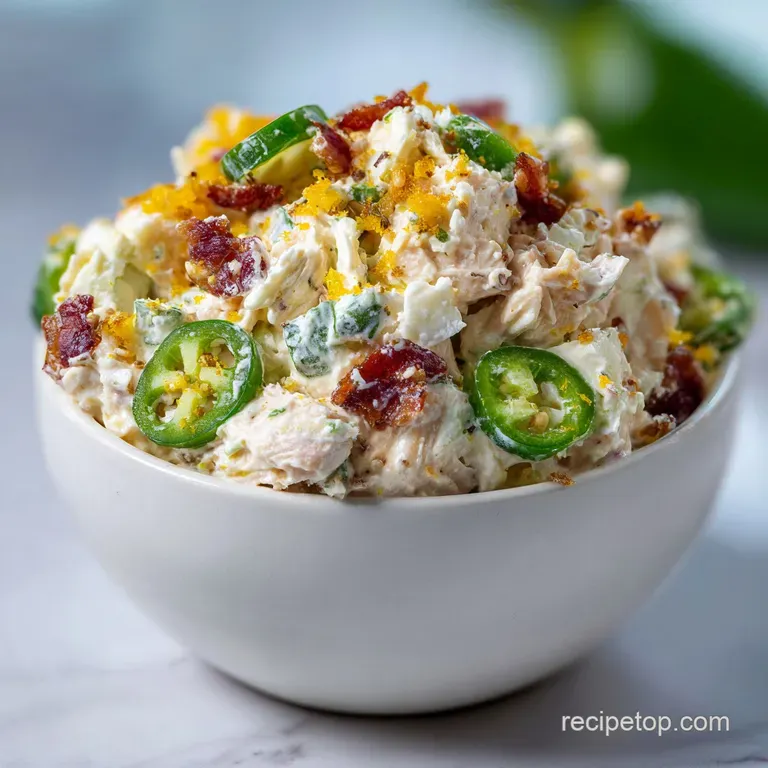 Chicken salad served in crisp lettuce cups, vibrant with diced red bell pepper & jalape&ntilde;o, garnished with fresh cilantro s...