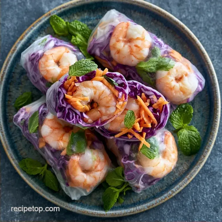 Low Calorie Vietnamese Spring Rolls: Fresh and Crisp