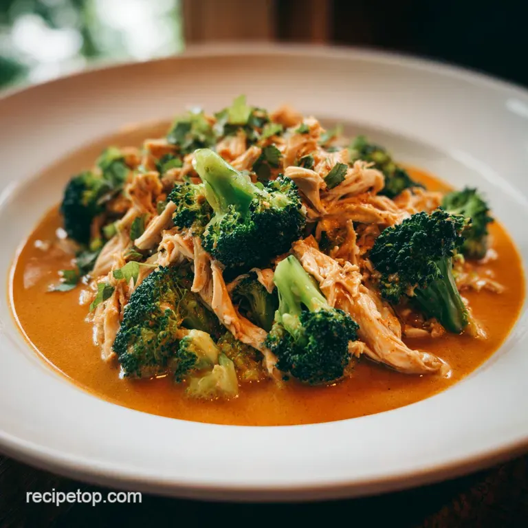 High-Protein Low Carb Chicken Casserole: Creamy