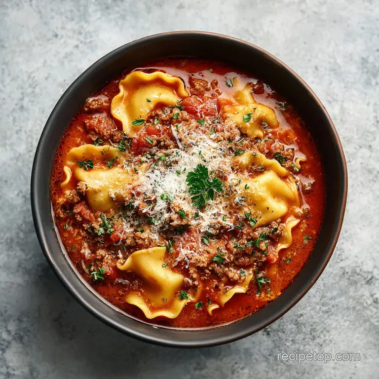 One Pot Lasagna Soup: A Comforting Bowl