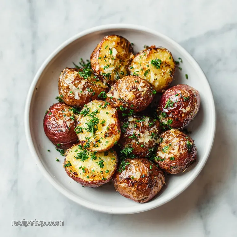 A rustic ceramic bowl overflowing with warm, perfectly browned potato wedges, lightly dusted with parmesan.