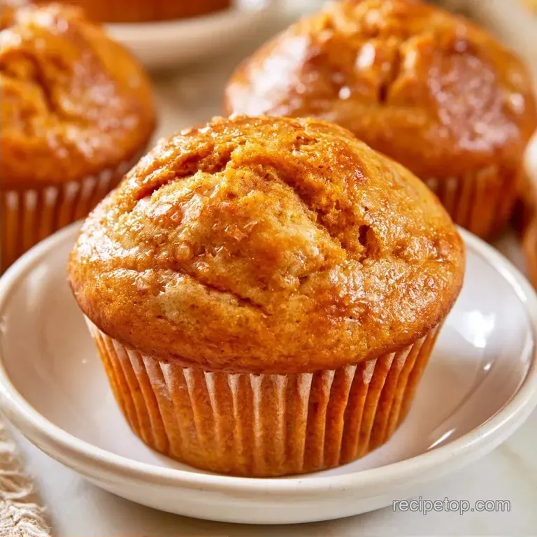 Healthy Pumpkin Banana Muffins