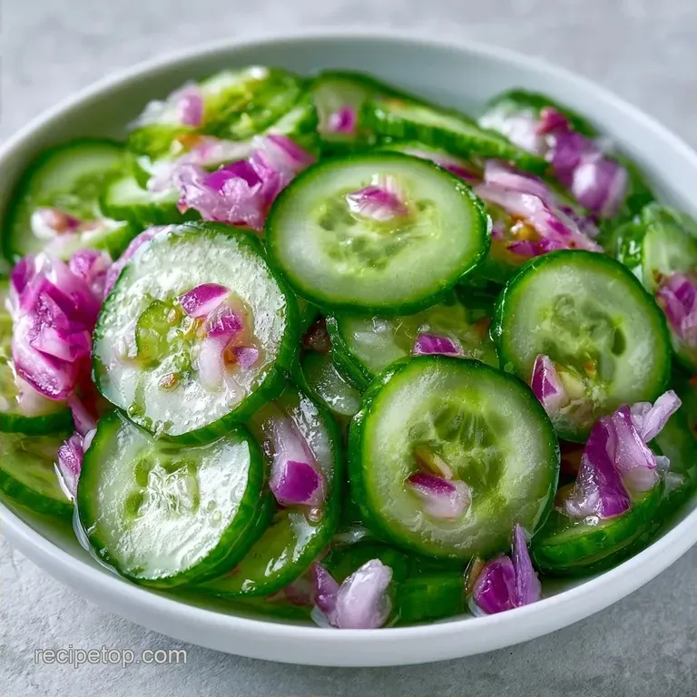 Quick Pickled Cucumber Salad in 45 Minutes