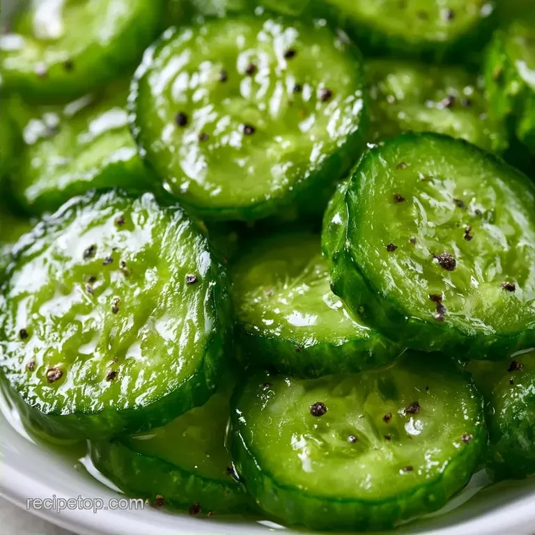 Crispy Quick Vinegar Pickles