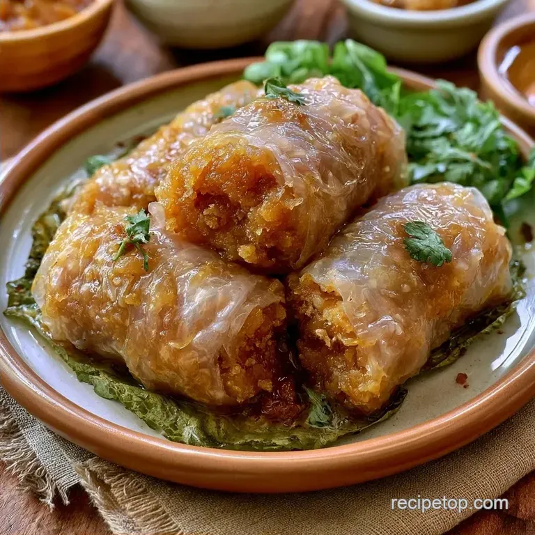 Rice Paper Modak Rolls with Coconut