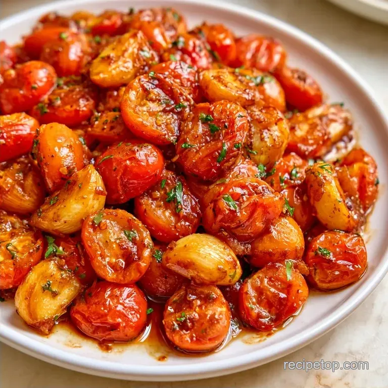 Roasted Cherry Tomatoes with Garlic
