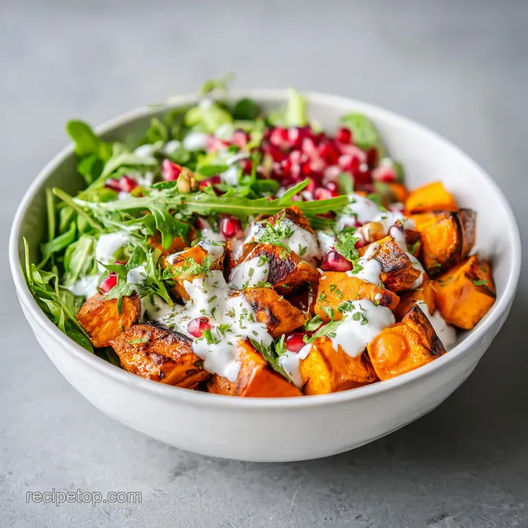 Simple Roasted Sweet Potato Power Bowls