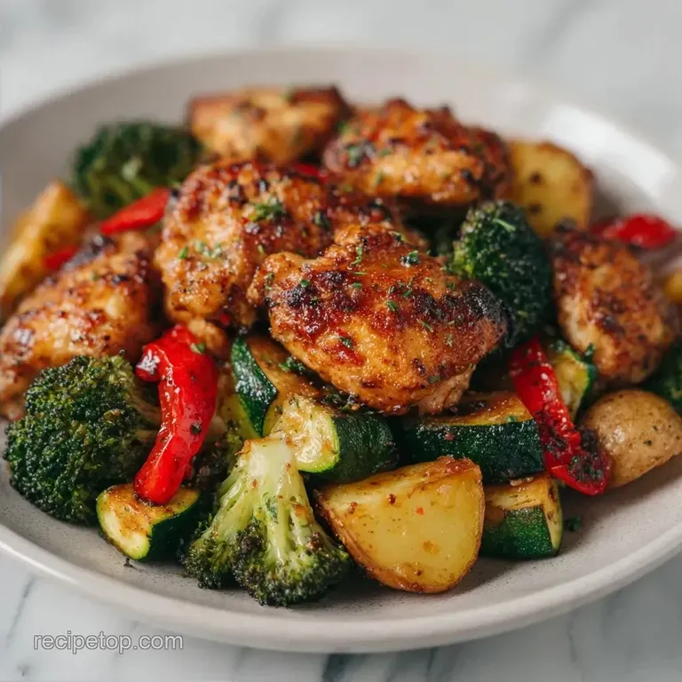 Summer Sheet Pan Chicken and Veggies