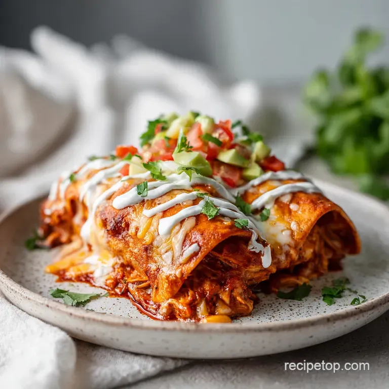Shredded Chicken Enchiladas: Flavor Bombs