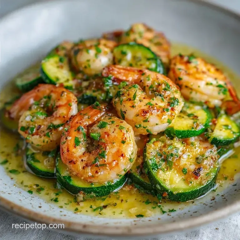 Lemon Garlic Butter Shrimp & Zucchini: Simple Summer Dinner