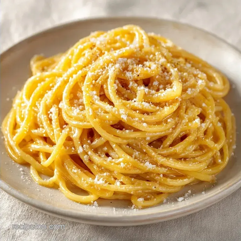 Simple Pasta Side Dish: Garlic Butter and Parmesan
