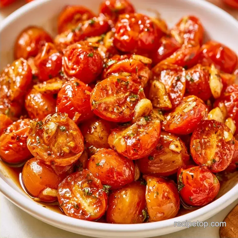 Jammy Slow Roasted Cherry Tomatoes