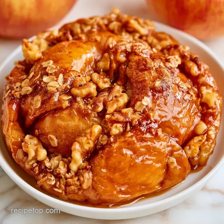 Stuffed Baked Apples with Walnuts and Oats