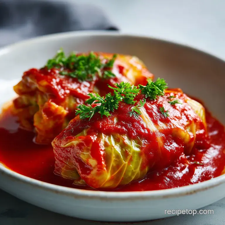 Stuffed Cabbage Rolls: Traditional Polish