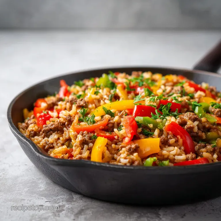 Stuffed Pepper Casserole: One-Pan Comfort Food