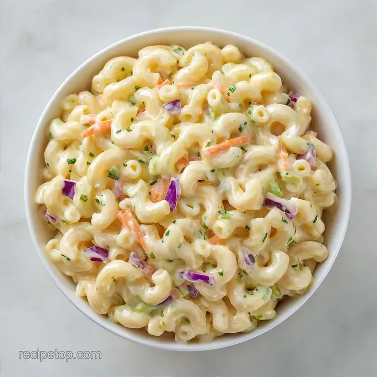 Summer Macaroni Salad: Creamy and Crunchy