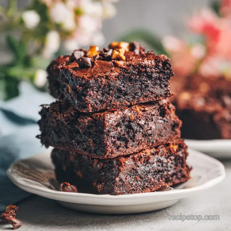 Artfully arranged blondie squares drizzled with maple syrup and a sprinkle of sea salt