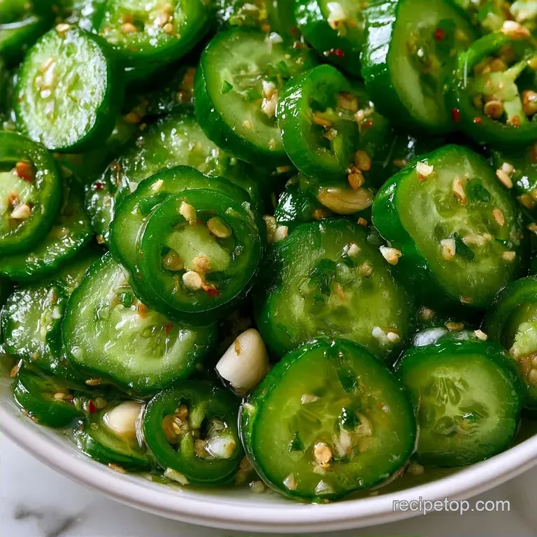 Old Fashioned Sweet Spicy Pickles with Garlic