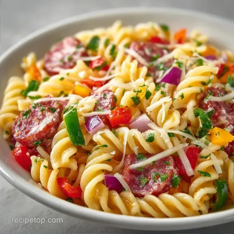 Tangy Italian Pasta Salad: Zesty and Fresh