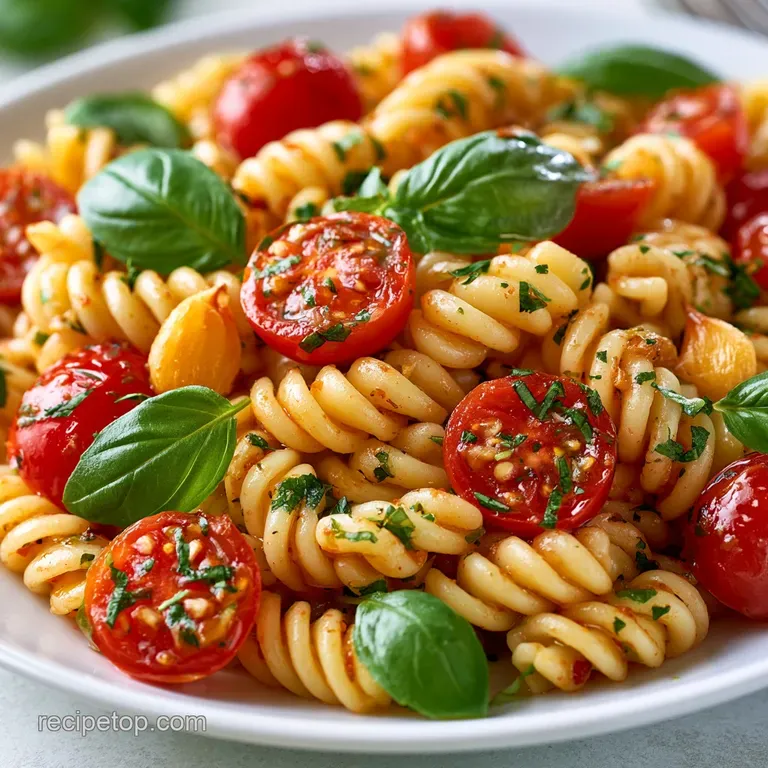 Quick Tomato Basil Summer Pasta: Fresh and Glossy