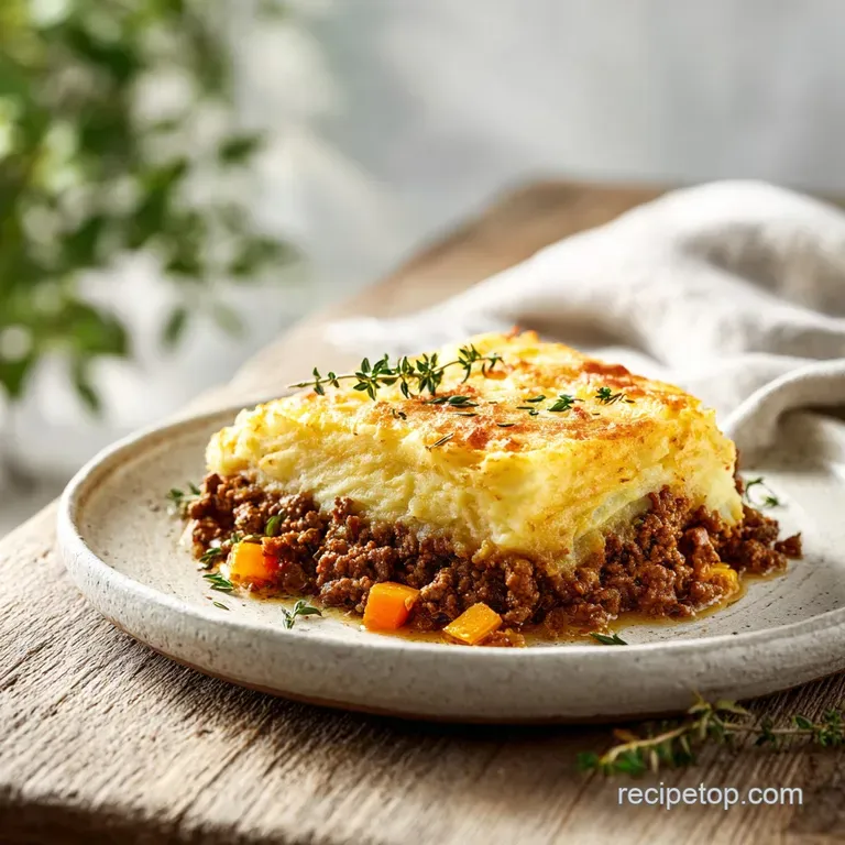 Traditional Irish Shepherd s Pie: Rich Lamb and Herbs